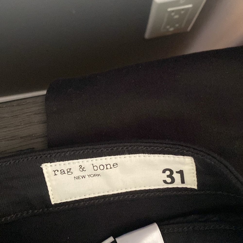 NWT Rag and Bone Black High Rise Ankle Flare  Jeans lowest price no offers - Picture 8 of 14
